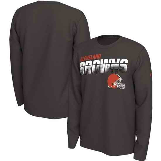 Cleveland Browns Men Long T Shirt 003
